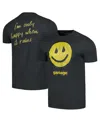 American Classics Men's Charcoal Garbage Rain Smiley T-shirt In Charcoal