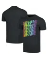 American Classics Men's Charcoal Wham! Rainbow Logos Graphic T-shirt In Charcoal