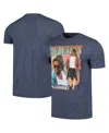 American Classics Men's Heather Navy The Big Lebowski His Dudeness Graphic T-shirt In Heather Navy