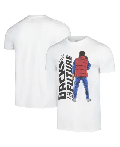 American Classics Men's White Back To The Future Graphic T-shirt