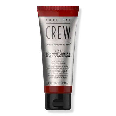 American Crew 2 In 1 Skin Moisturizer & Beard Conditioner In Gray