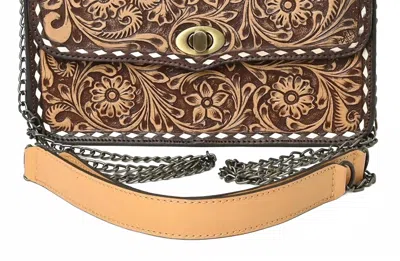 American Darling Beautifully Western Purse Small Crossbody Handbag In Beige
