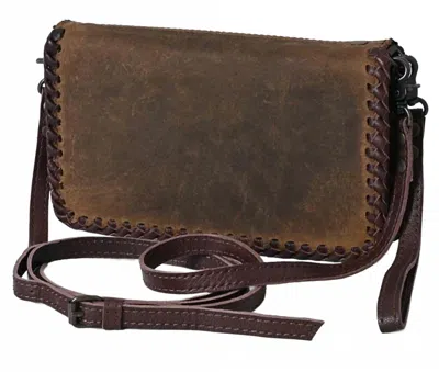 American Darling Women's Betsy Organizer Bag In Crazy Horse In Pink