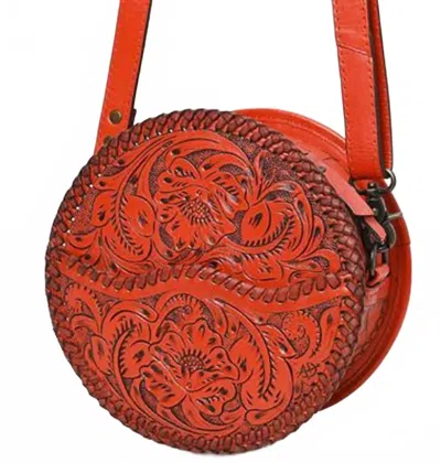 American Darling Women's Canteen Bag In Red In Purple