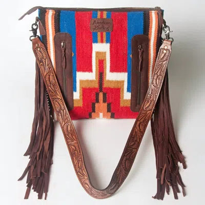 American Darling Women's Cecil Crossbody Messenger Bag In Brown