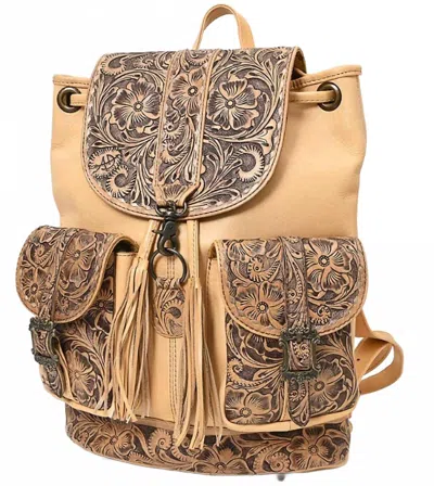 American Darling Women's Chic Backpack In Tan In Multi