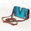 American Darling Women's Crossbody Wallet In Blue Multi In Multi