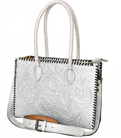 American Darling Women's Essential Wristlet In Silver In Red
