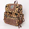 American Darling Women's Hair-on-hide Backpack In Leopard Print In Multi