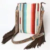 American Darling Women's Hand Weaved Western Large Crossbody Bag In Multi In Multi