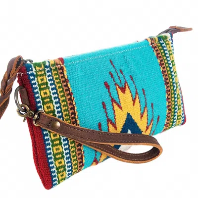 American Darling Women's High Quality Genuine Full Grain Leather Wristlet In Multi