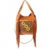 American Darling Women's Hobo Handbag In Brown In Brown