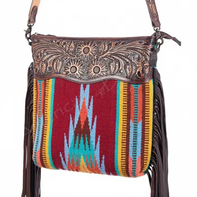 American Darling Women's Large Crossbody Bag Adbgz241 In Multi