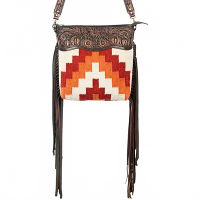 American Darling Women's Large Crossbody Messenger Bag In Multi