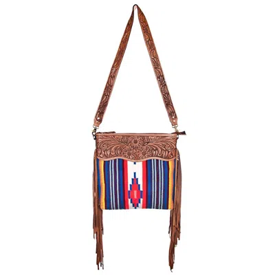 American Darling Women's Large Crossbody Messenger Bag In Multi
