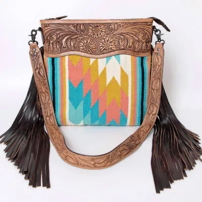 American Darling Women's Large Crossbody Messenger Bag In Multi