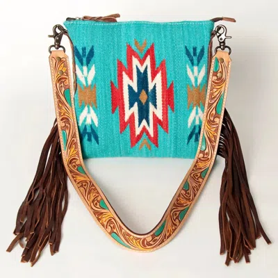 American Darling Women's Large Messenger Bag In Blue