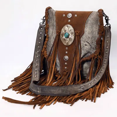 American Darling Women's Leather Crossbody Bag In Brown