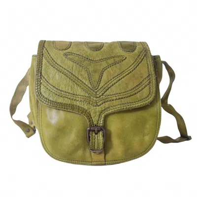 American Darling Women's Leather Crossbody Bag In Green