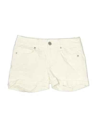 Pre-owned American Denim Shorts In White