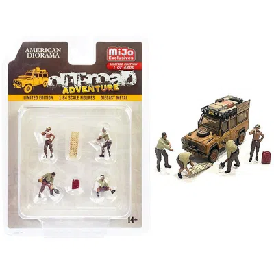 AMERICAN DIORAMA 0.75 X 1 IN. 1-64 SCALE DIECAST OFF ROAD ADVENTURE DIECAST LIMITED EDITION TO WORLDWIDE MODEL CAR, S