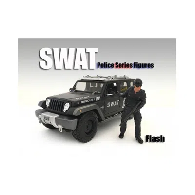 American Diorama 1 By 18 Scale Swat Team Flash Figure For Models