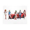 American Diorama 1 To 24 Scale Cosplay Girls Figure 3 For Model Car