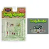 American Diorama Family Adventure 6 Piece Diecast Figure Set (4 Figures 1 Dog 1 Tricycle) Limited Edition To 3600 Pie