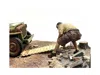 American Diorama 4x4 Mechanic Figure 2 With Board Accessory For 1/18 Scale Models By