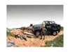 American Diorama 4x4 Mechanics 2 Piece Diecast Figure Set 1 For 1/43 Scale Models By
