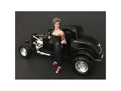 American Diorama 50's Style Figure Ii For 1:18 Scale Models By  In Black