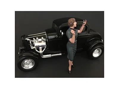 American Diorama 50's Style Figure Iv For 1:18 Scale Models By  In Black