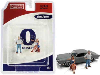 American Diorama 70s Style Two Figurines Set Iii For 1/43 Scale Models By  In Multi