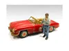 American Diorama Auto Mechanic Chain Smoker Larry Figurine For 1/18 Scale Models By