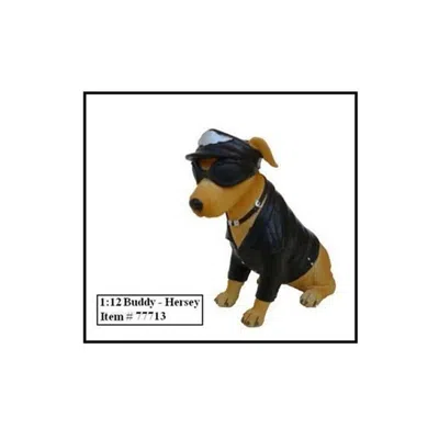 American Diorama Bikers Dog Buddy Hersey Figure For 1-12 Models In Brown