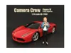American Diorama Camera Crew Figure Iii Boom Operator For 1-24 Scale Models