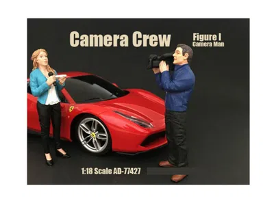 American Diorama Camera Man Figurine I "camera Crew" For 1/18 Scale Models By