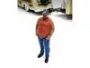 American Diorama Campers Figure 2 For 1/18 Scale Models By
