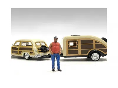 American Diorama Campers Figure 1 For 1/24 Scale Models By  In Neutral