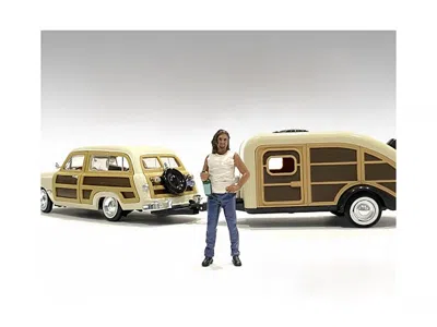 American Diorama Campers Figure 3 For 1/24 Scale Models By