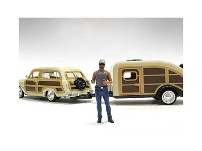 American Diorama Campers Figure 3 For 1/18 Scale Models By