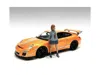 American Diorama Car Meet 1 Figurine Iv For 1/24 Scale Models By