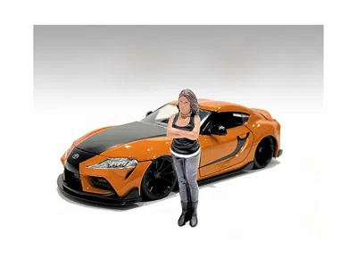 AMERICAN DIORAMA CAR MEET 3 FIGURINE 2 FOR 1/24 SCALE MODELS BY AMERICAN DIORAMA