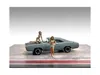 American Diorama Car Wash Girls Set 1 Dorothy And Barbara 2 Piece Figure For 1/43 Scale Models By
