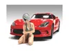 American Diorama 1 To 24 Scale Cosplay Girls Figure 3 For Model Car