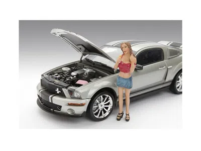 AMERICAN DIORAMA FEMALE MONICA FIGURE FOR 1:18 DIECAST MODEL CARS BY AMERICAN DIORAMA