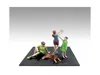 American Diorama Figure18 Series 1 9 Piece Figure Set For 1/18 Scale Models By  In Multi