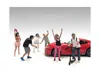 American Diorama 1 To 24 Scale Cosplay Girls Figure 3 For Model Car