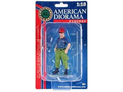 American Diorama Firefighters Off Duty Figure For 1/18 Scale Models By  In Multi