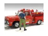 American Diorama Firefighters Fire Captain Figure For 1/18 Scale Models By
